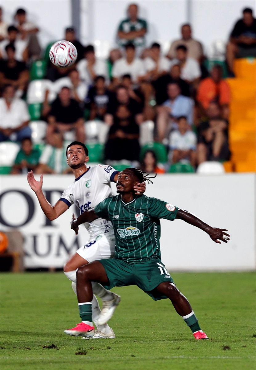 Trendyol 1. Lig: Bursaspor, Bodrum FK'yi deplasmanda 2-0 yendi