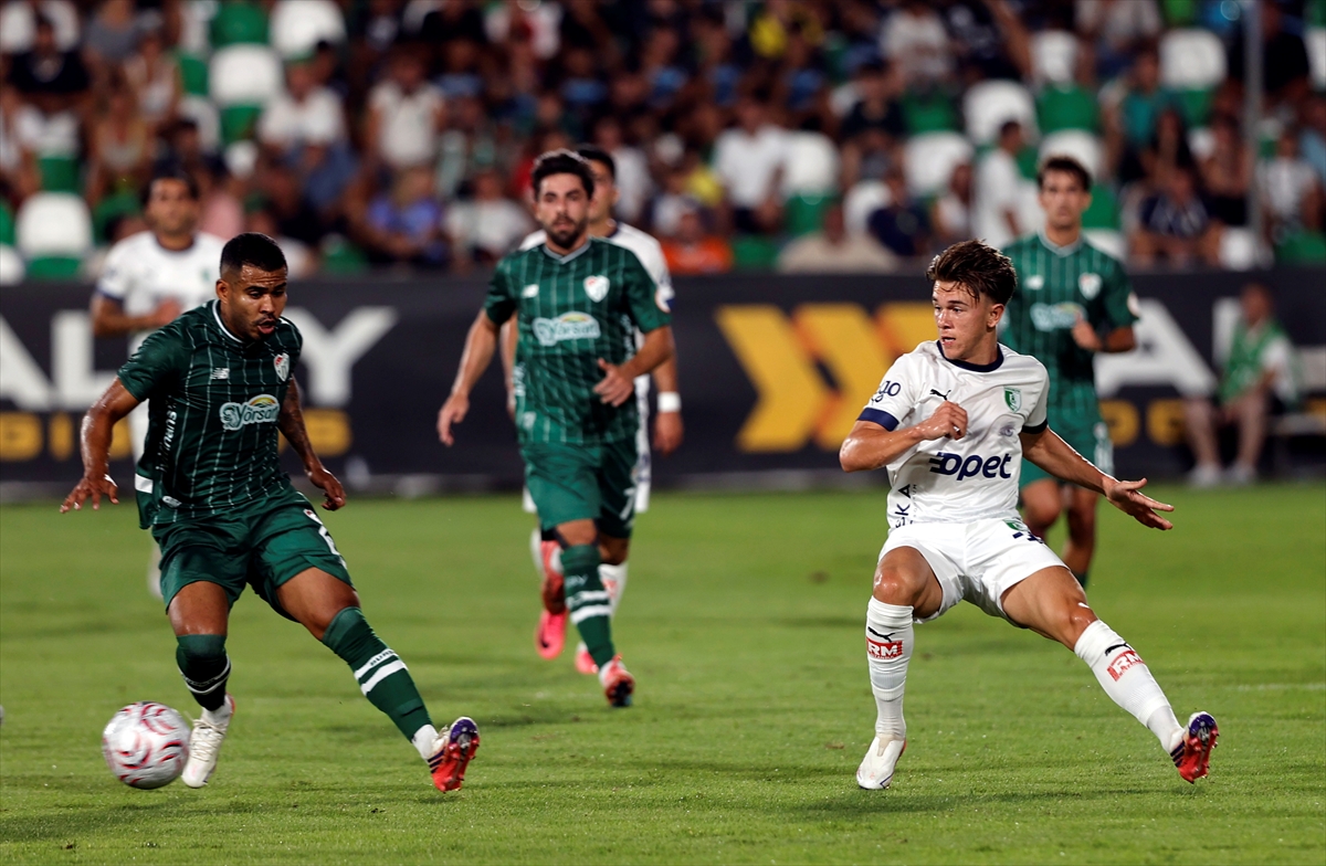 Trendyol 1. Lig: Bursaspor, Bodrum FK'yi deplasmanda 2-0 yendi