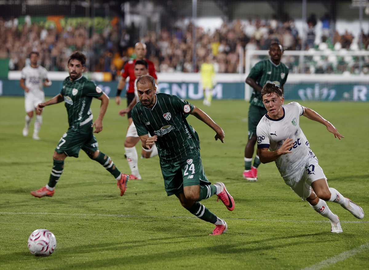 Trendyol 1. Lig: Bursaspor, Bodrum FK'yi deplasmanda 2-0 yendi