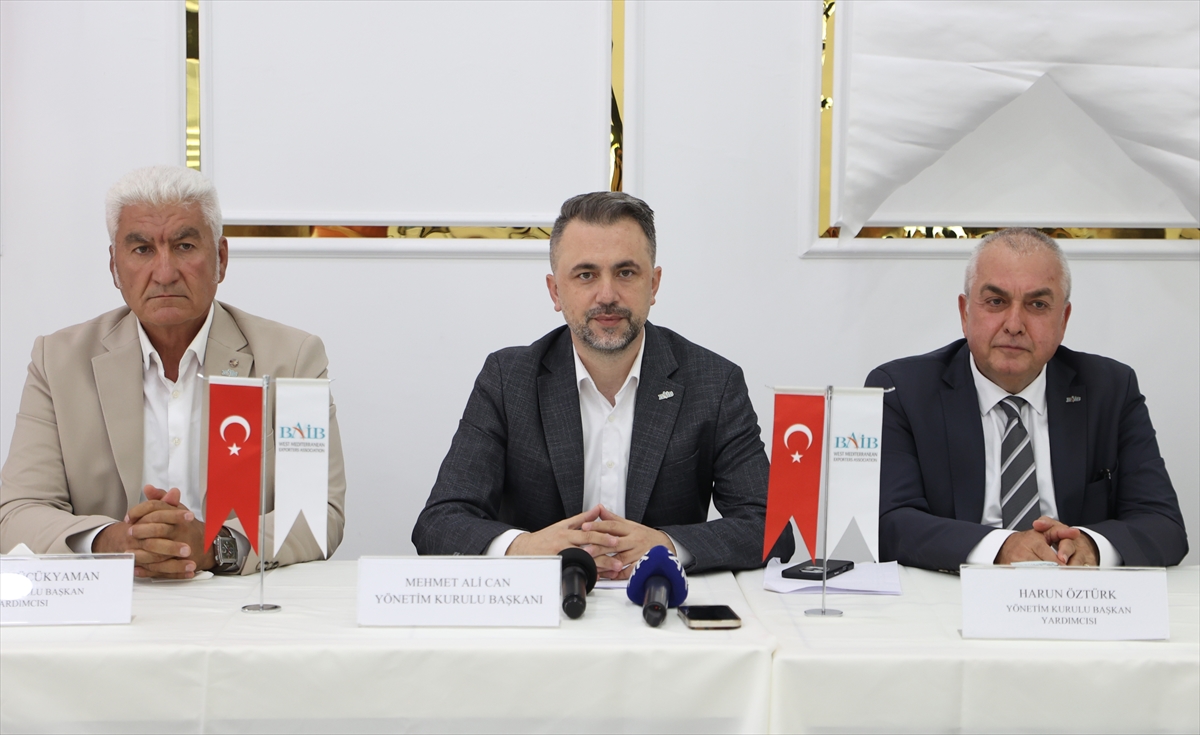 BAİB Başkanı Can: Batı Akdeniz ihracatı 7 ayda rekor kırdı