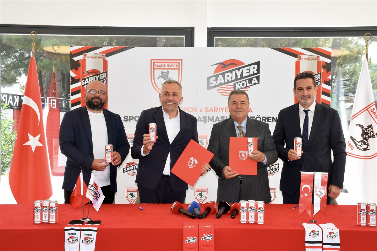 Samsunspor: Sarıyer Kola ile sponsorluk anlaşması