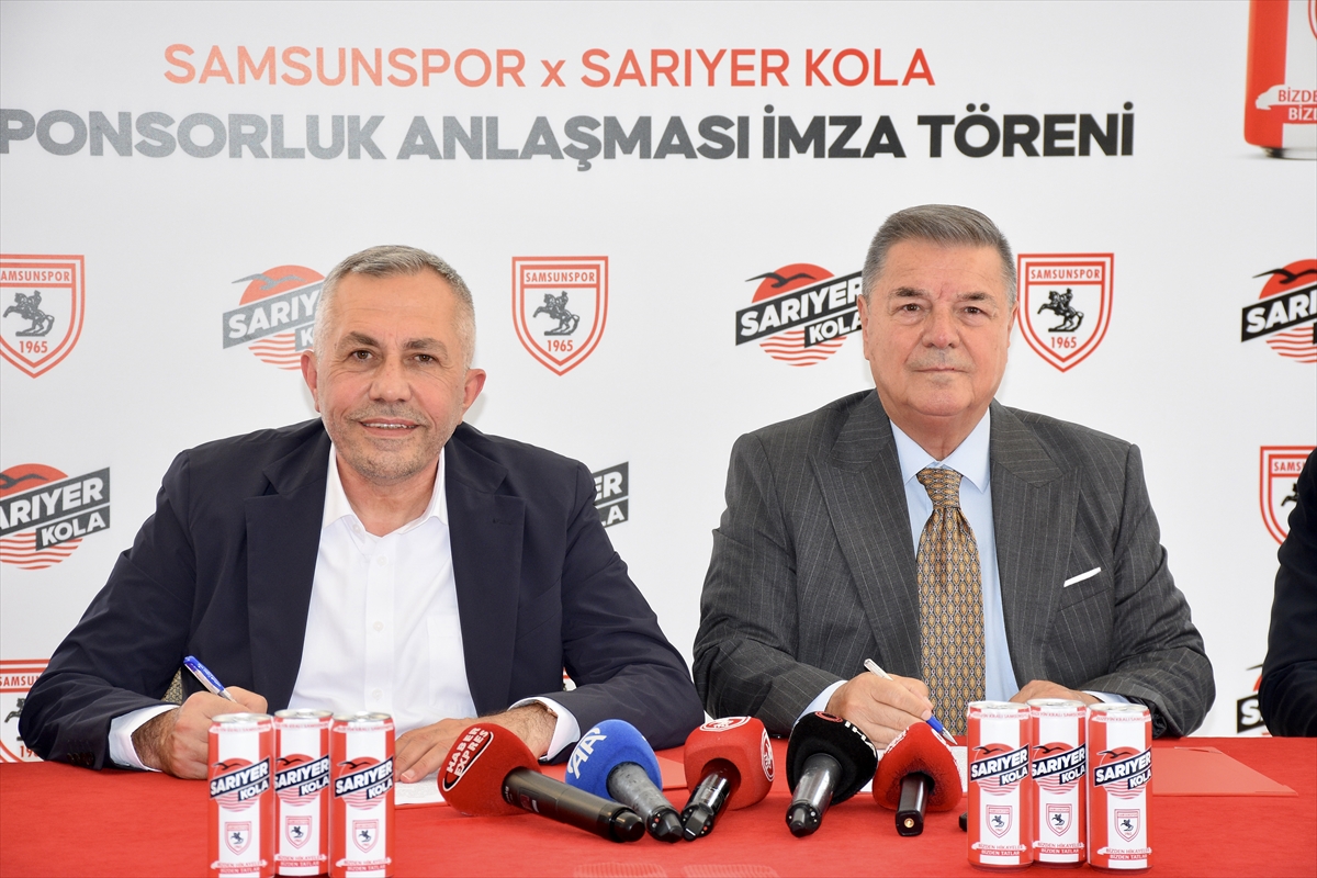 Samsunspor: Sarıyer Kola ile sponsorluk anlaşması