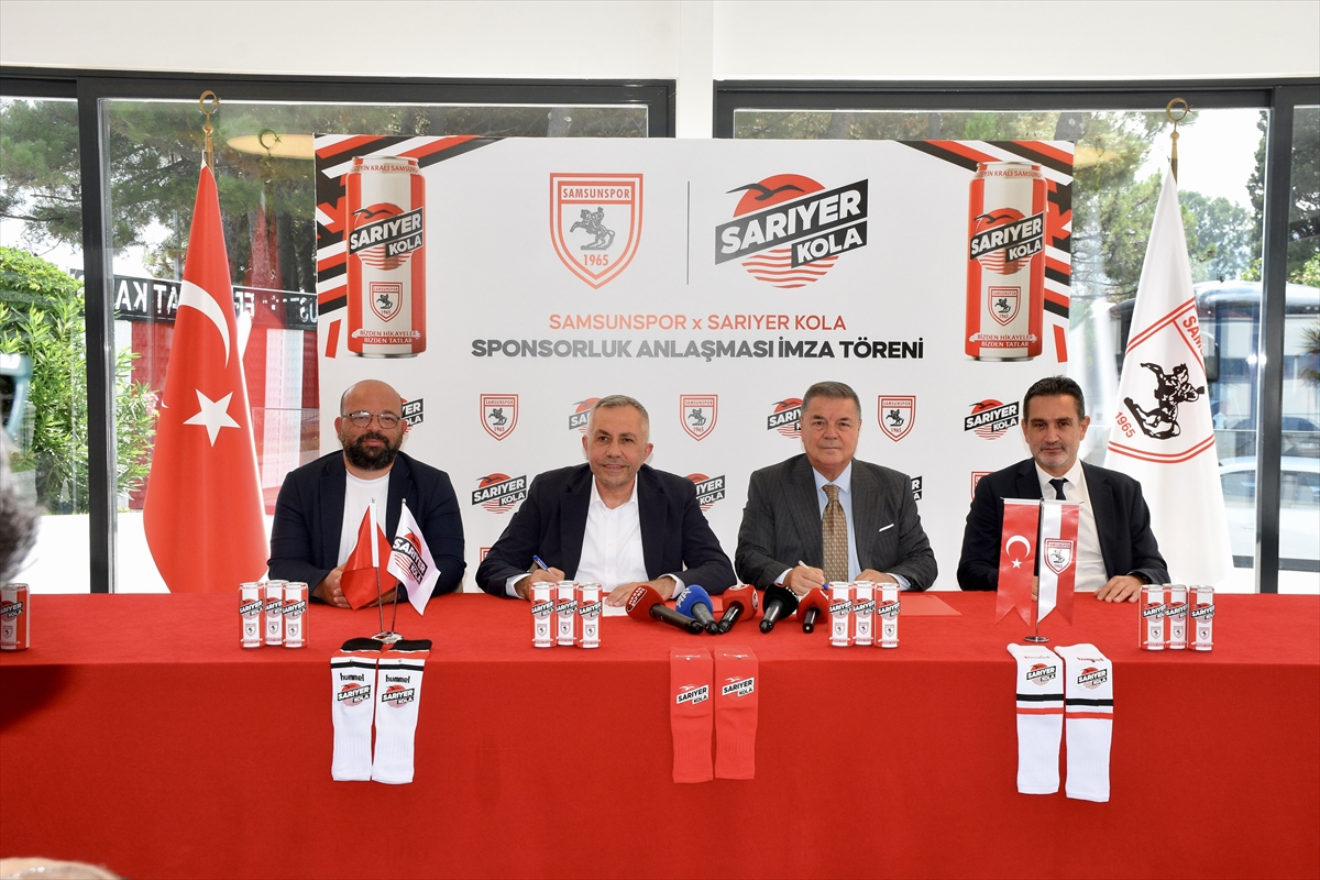 Samsunspor: Sarıyer Kola ile sponsorluk anlaşması