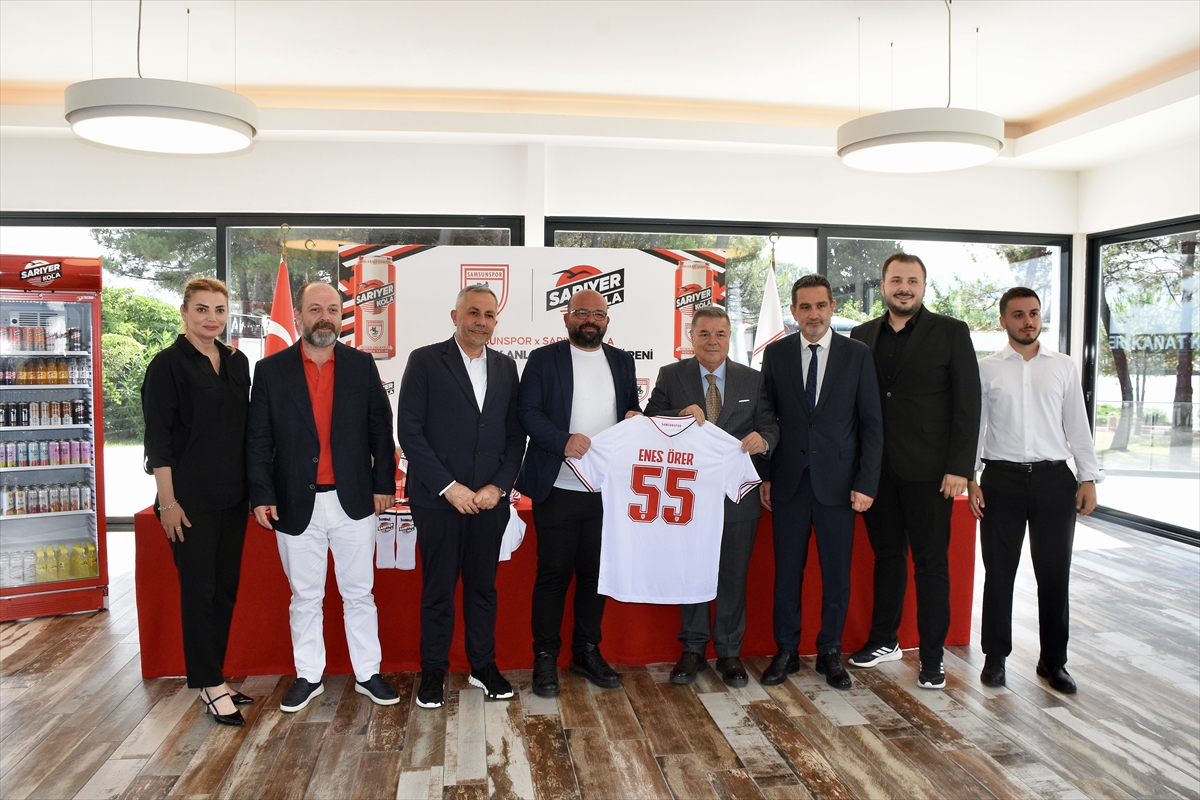 Samsunspor: Sarıyer Kola ile sponsorluk anlaşması