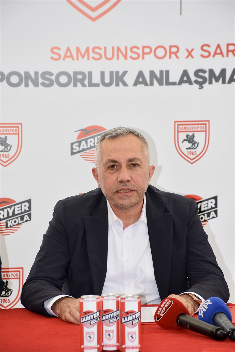 Samsunspor: Sarıyer Kola ile sponsorluk anlaşması