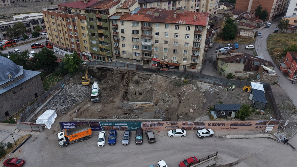 Erzurum'da ahilik teşkilatını kuran Ahi Toman Baba'nın kümbeti gün yüzüne çıkarılıyor