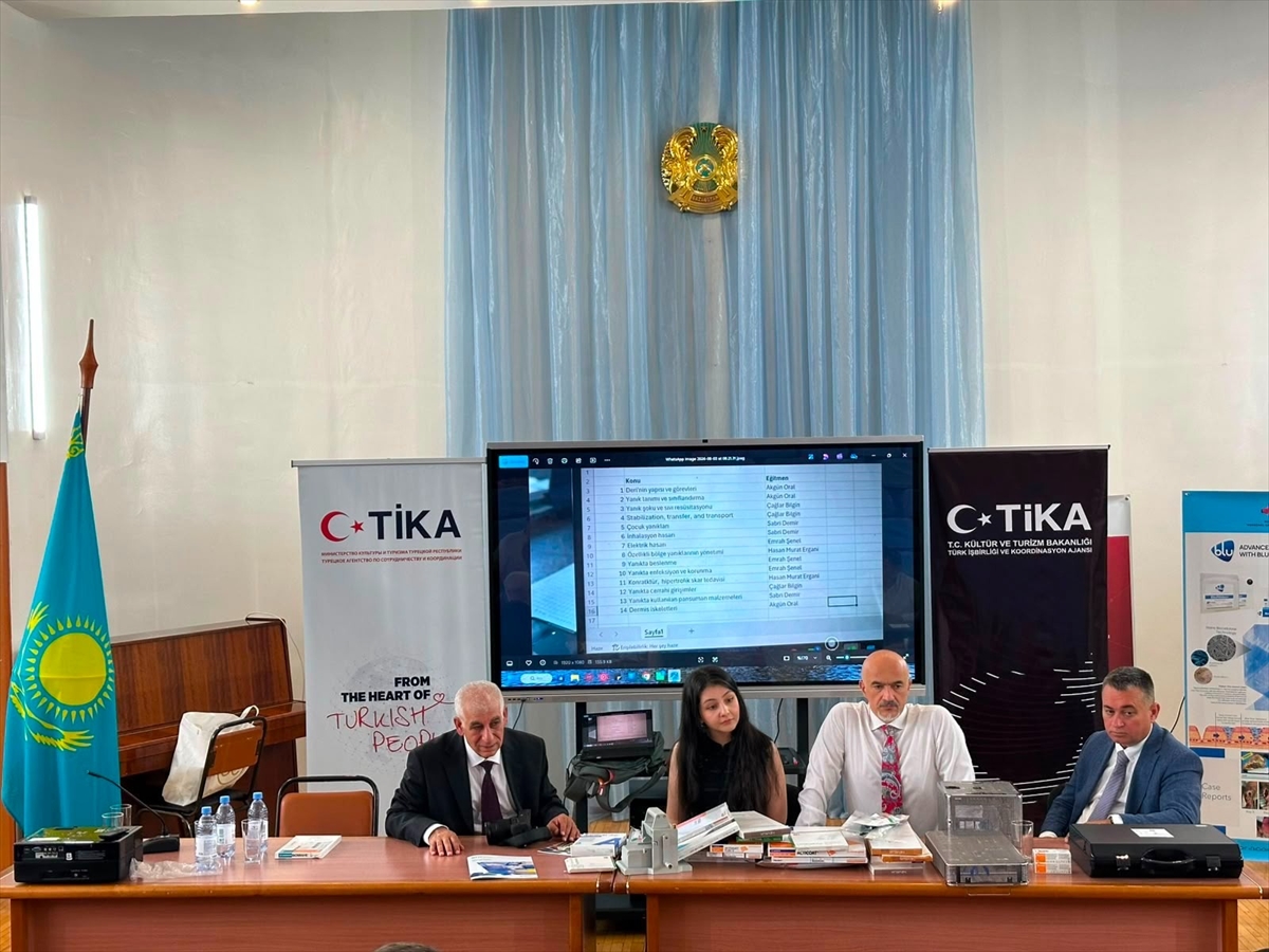 TİKA Desteğiyle Türk Cerrahlar Kazakistan'da Eğitim Verdi