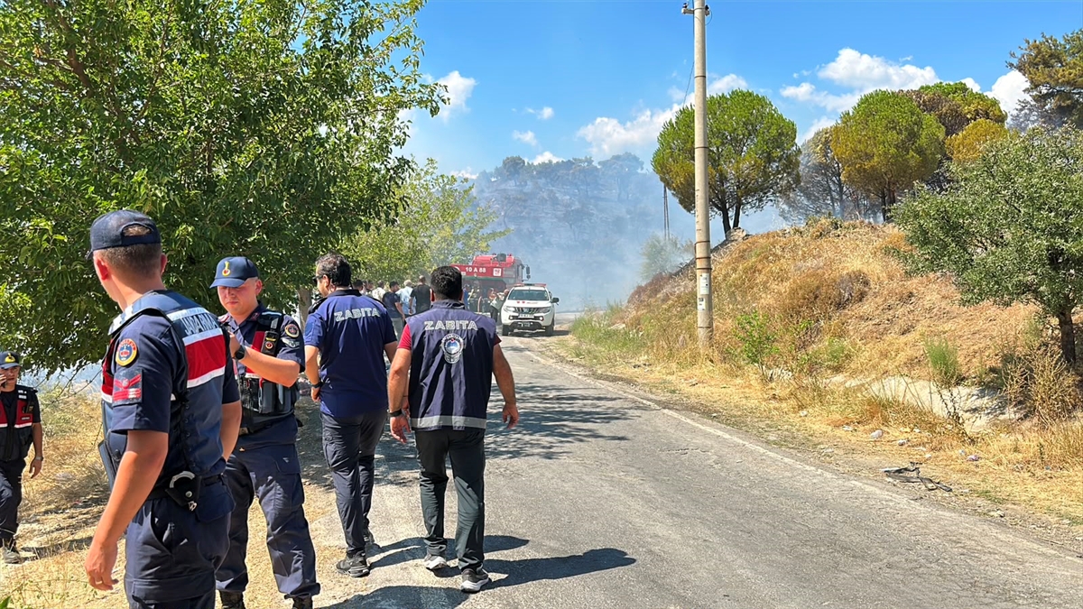 Balıkesir Edremit'te orman yangını: Ekipler müdahale ediyor