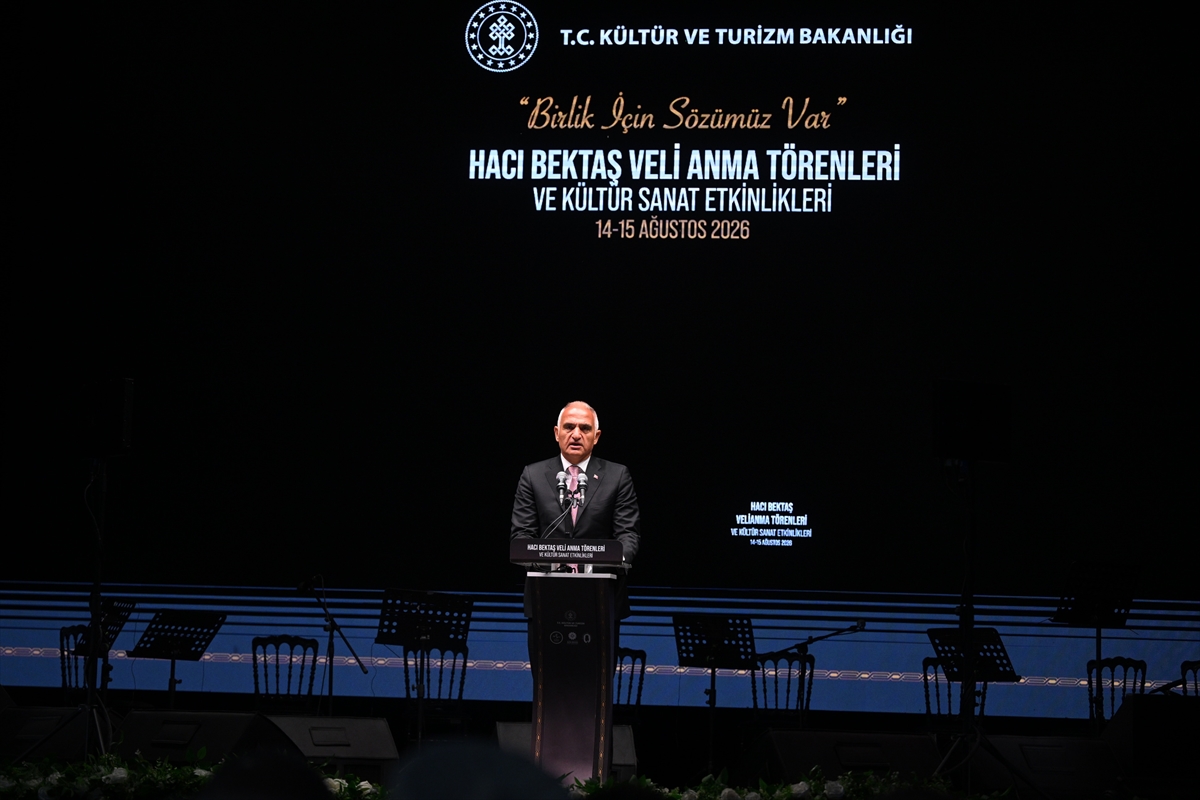 Nevşehir'de Hacı Bektaş Veli'nin Hakk'a Yürüyüşünün 755. Yıl Dönümü Anma Etkinliği düzenlendi