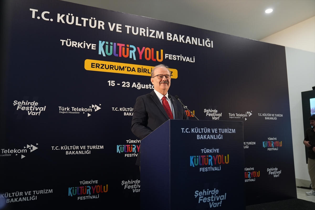 Bakan Yardımcısı Çam: Erzurum Kültür Yolu Festivali başladı