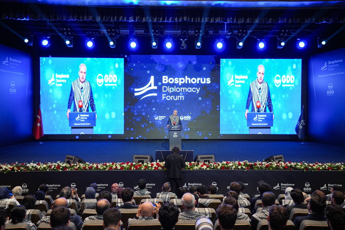 TBMM Başkanı Kurtulmuş, Bosphorus Diplomasi Forumu'nda konuştu: