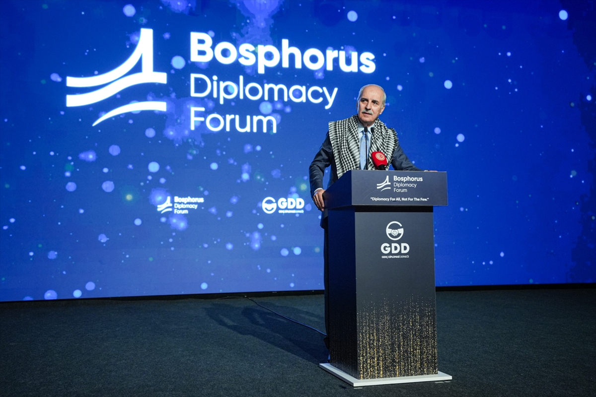TBMM Başkanı Kurtulmuş, Bosphorus Diplomasi Forumu'nda konuştu: