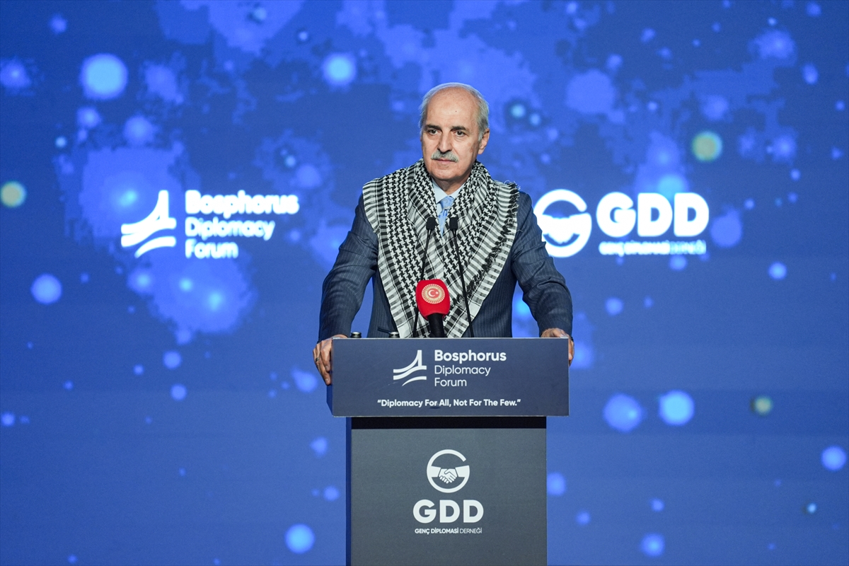TBMM Başkanı Kurtulmuş, Bosphorus Diplomasi Forumu'nda konuştu: