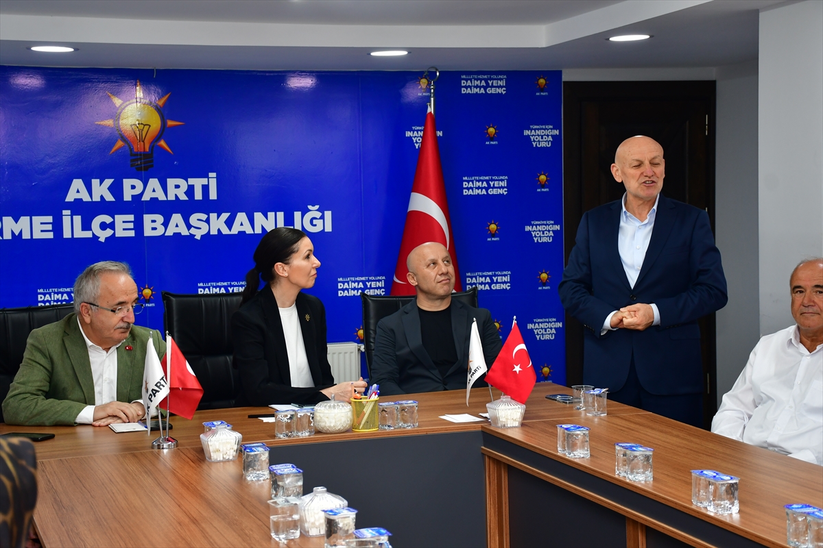 AK Parti'li Karaaslan: Terme'de esnaf ve üretici ziyareti