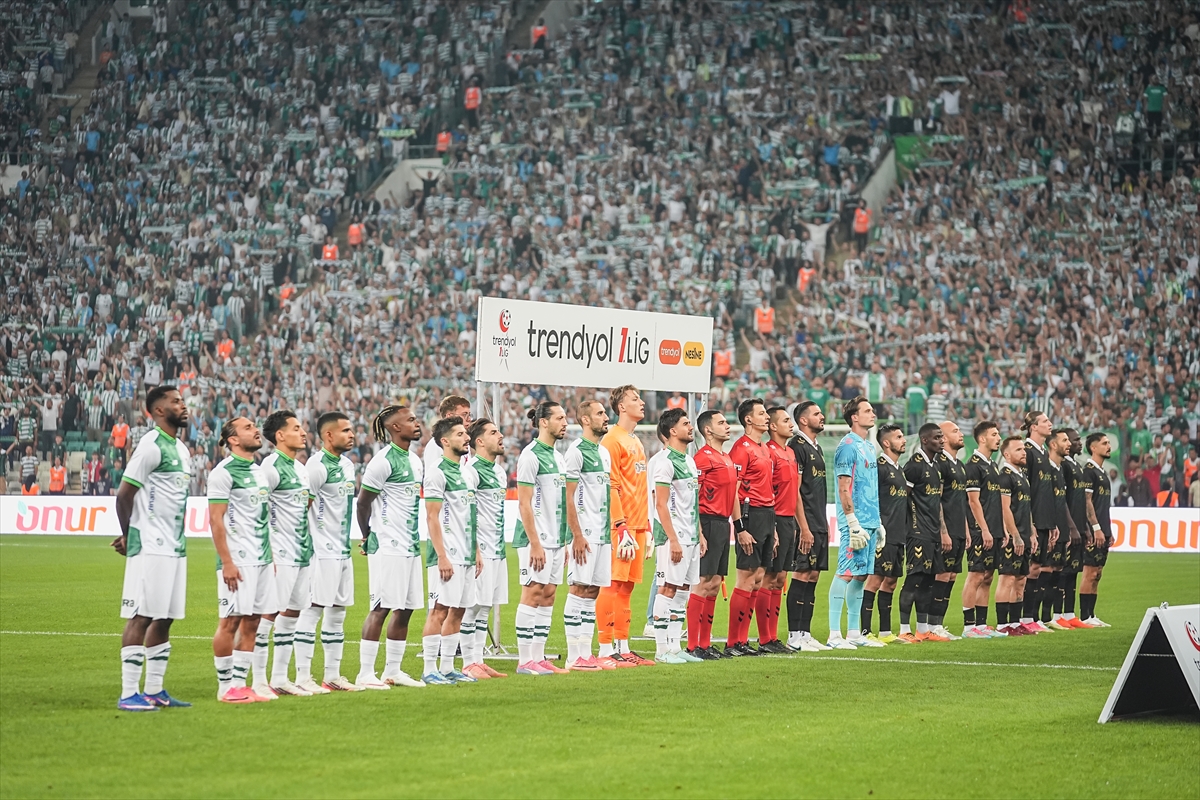 Trendyol 1. Lig: Bursaspor, Iğdır FK'yi 1-0 mağlup etti