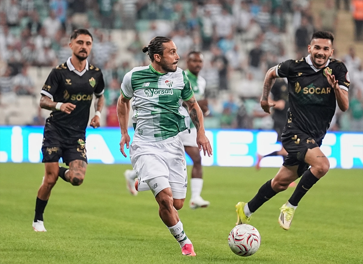 Trendyol 1. Lig: Bursaspor, Iğdır FK'yi 1-0 mağlup etti