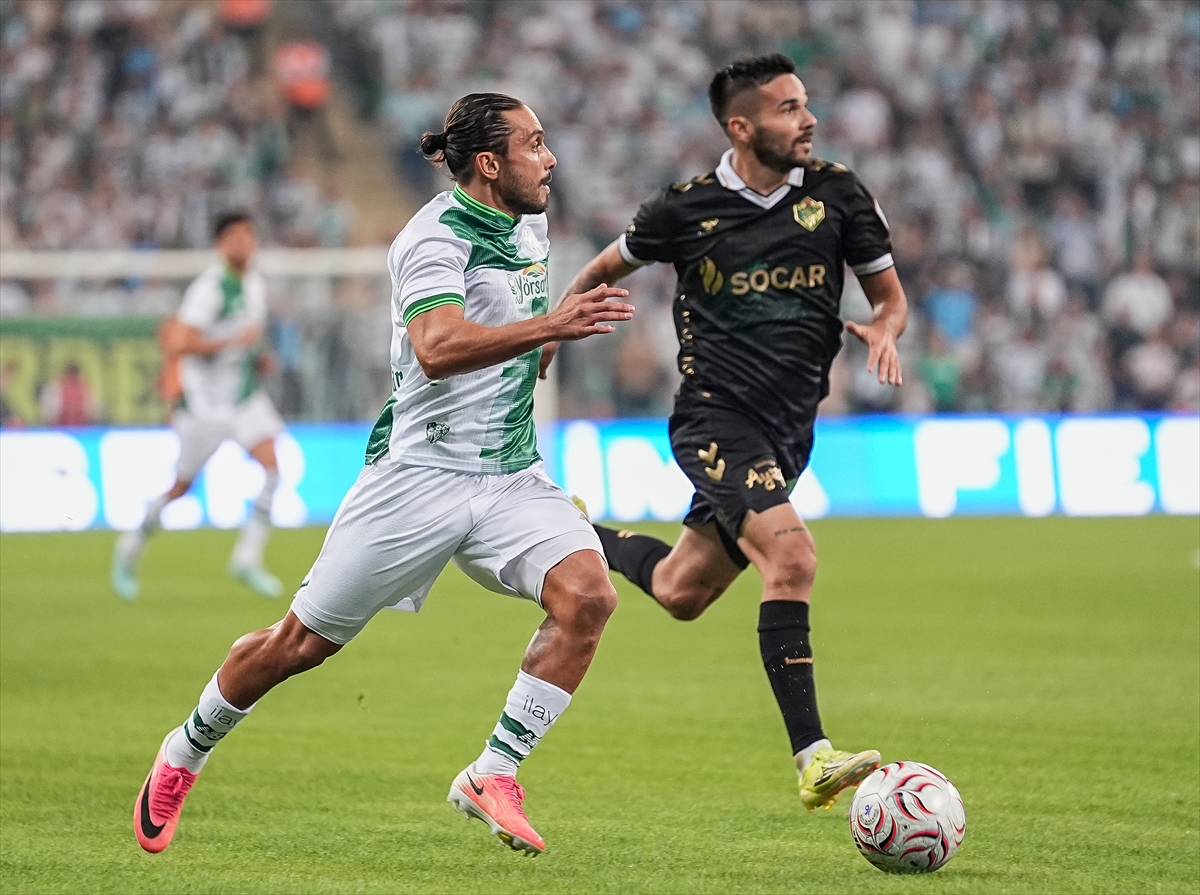 Trendyol 1. Lig: Bursaspor, Iğdır FK'yi 1-0 mağlup etti