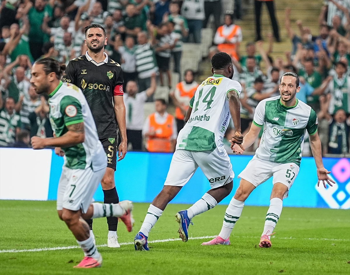Trendyol 1. Lig: Bursaspor, Iğdır FK'yi 1-0 mağlup etti
