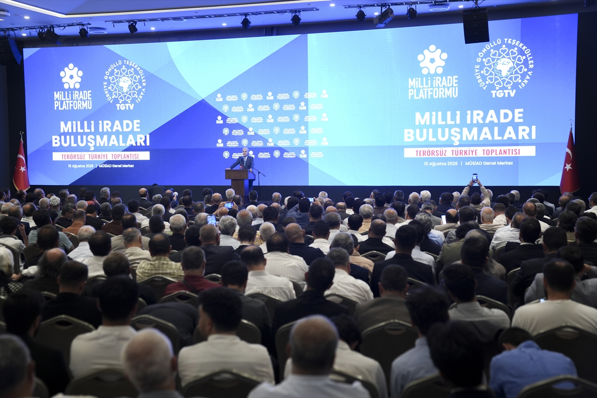 TBMM Başkanı Kurtulmuş, 17. Milli İrade Buluşması "Terörsüz Türkiye" programında konuştu: