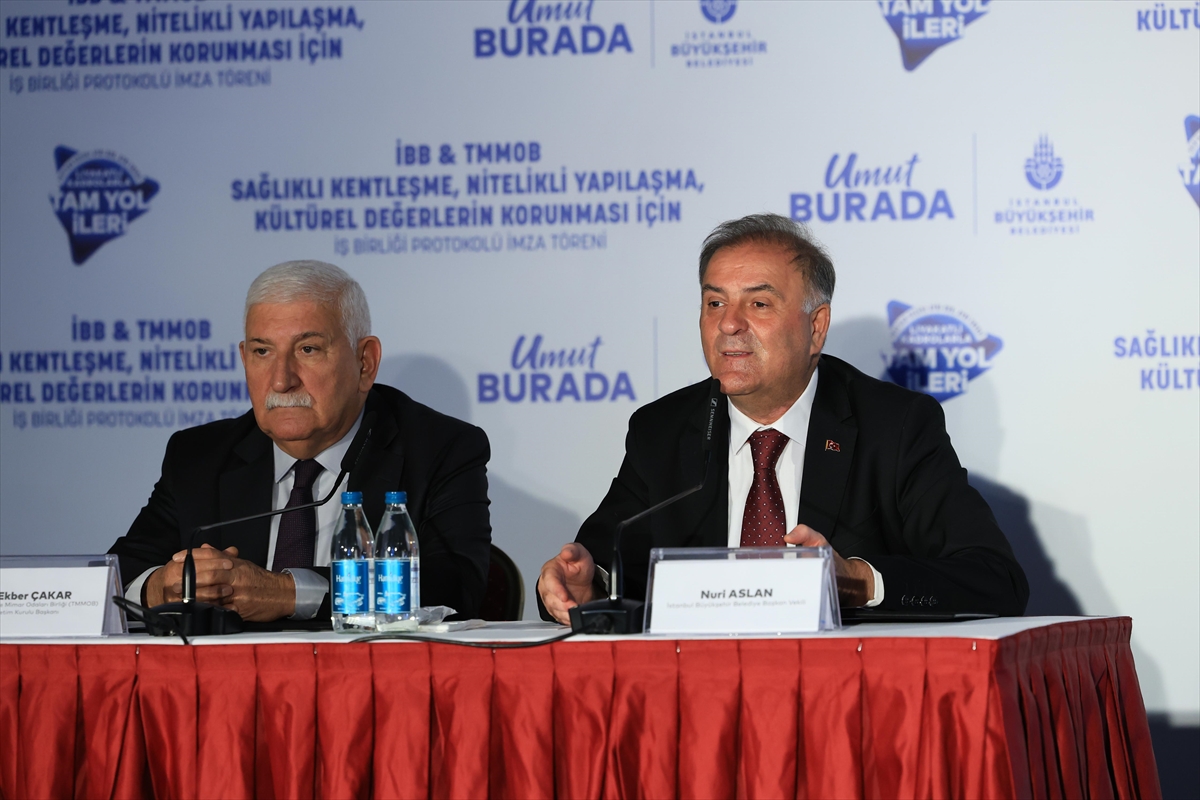 İBB ve TMMOB: Sağlıklı kentleşme için işbirliği protokolü imzalandı
