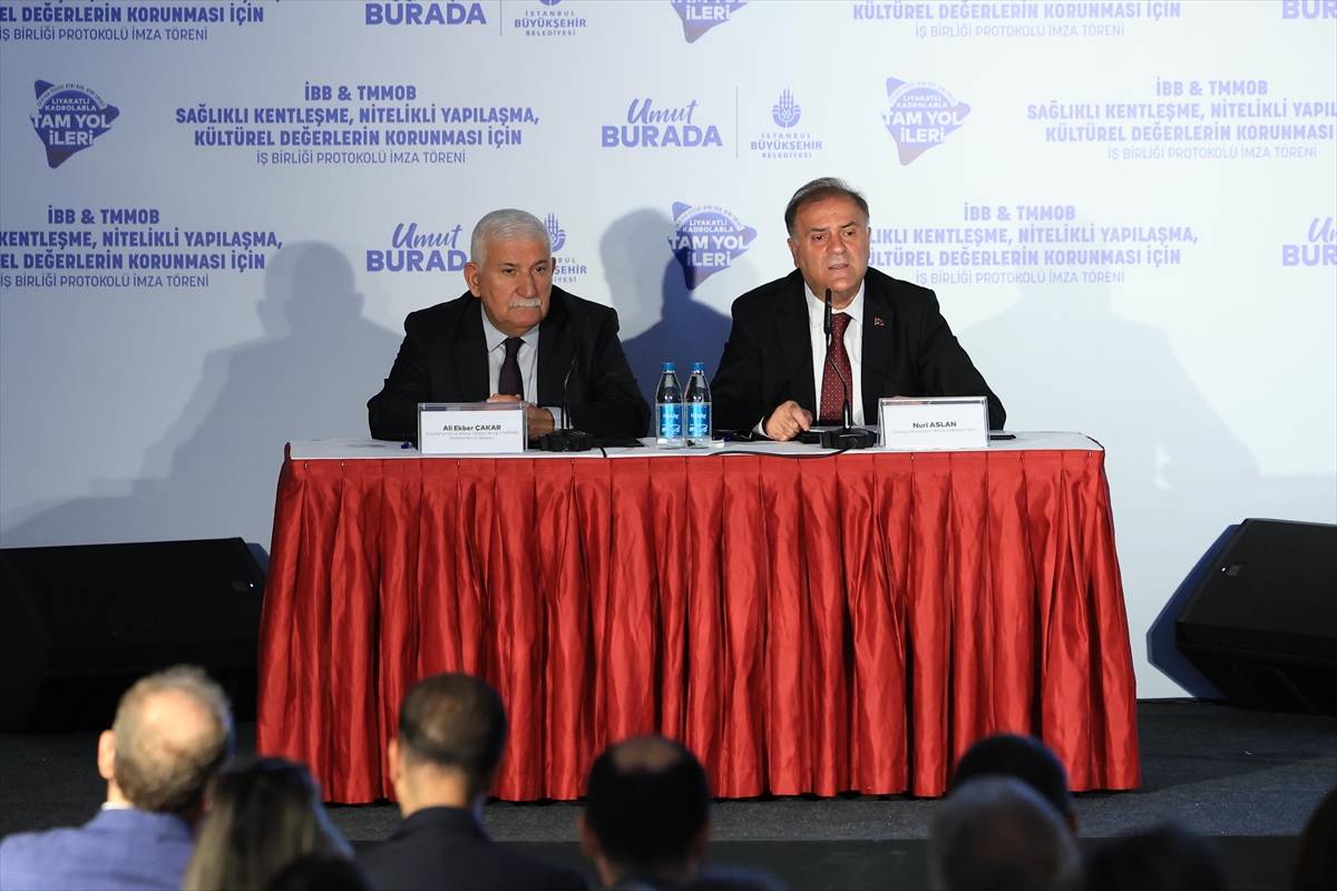 İBB ve TMMOB: Sağlıklı kentleşme için işbirliği protokolü imzalandı