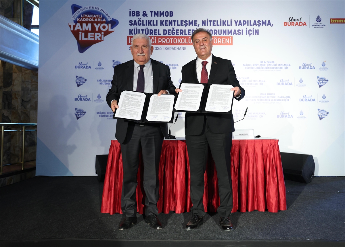 İBB ve TMMOB: Sağlıklı kentleşme için işbirliği protokolü imzalandı