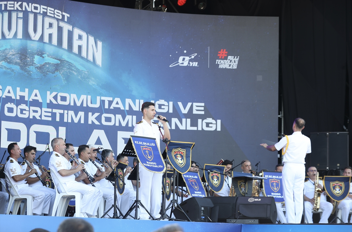 Askeri Bando TEKNOFEST Mavi Vatan'da Konser Verdi