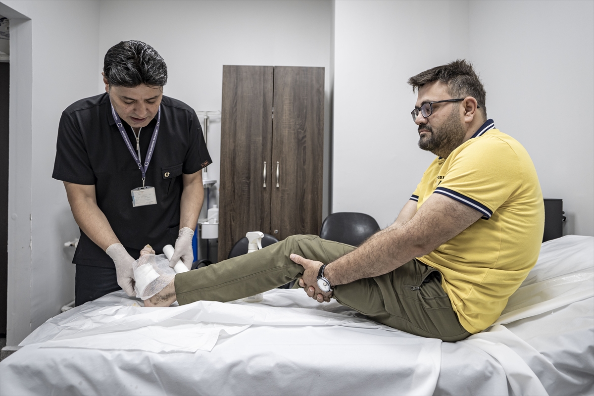 Diyabetli ayağı Erzurum'da 3 yıl süren tedaviyle kurtarıldı