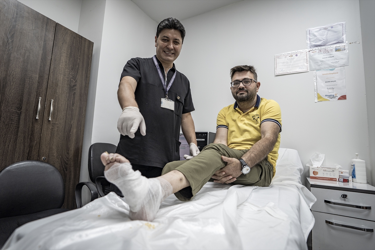 Diyabetli ayağı Erzurum'da 3 yıl süren tedaviyle kurtarıldı