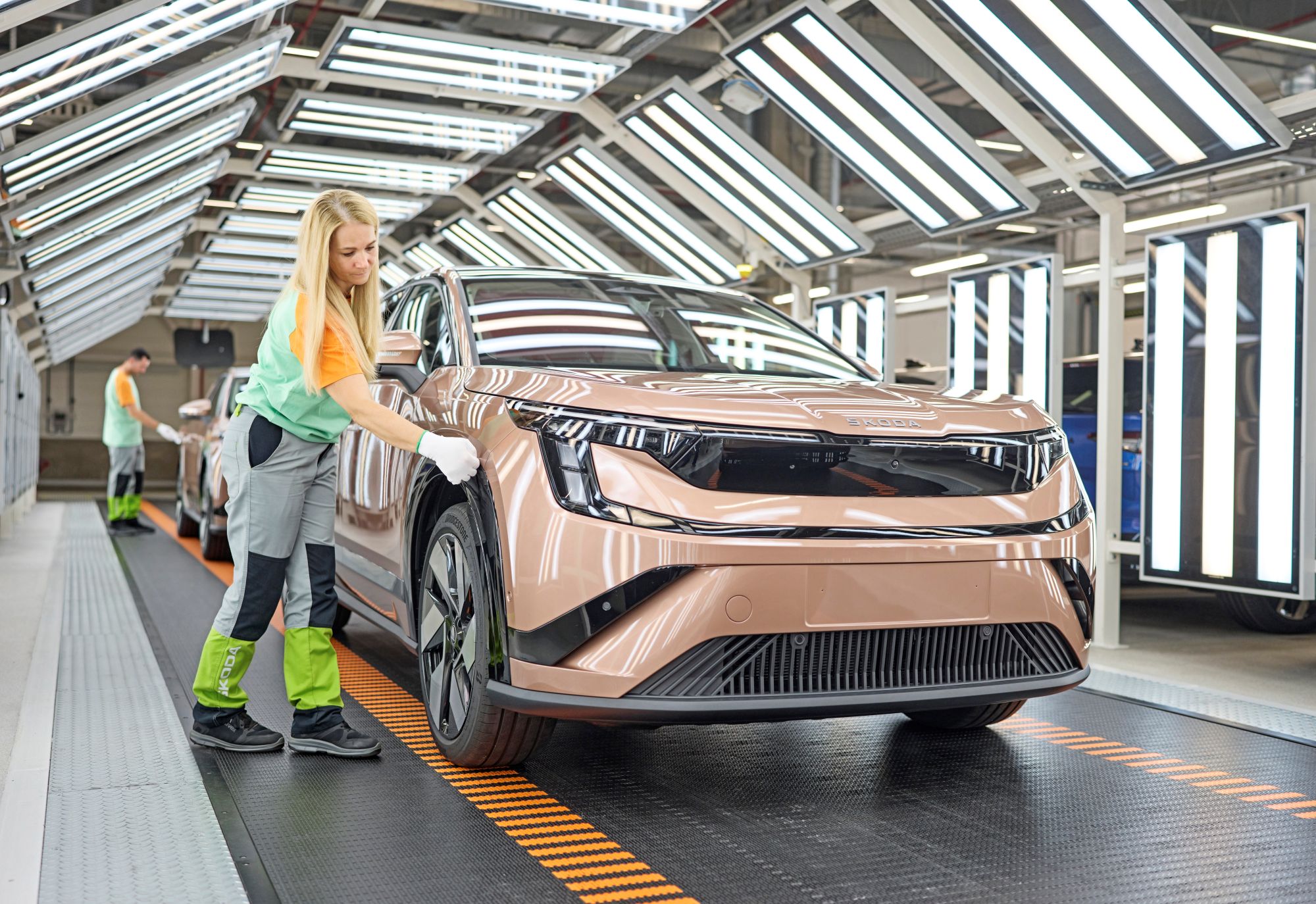 Skoda: Elektrikli SUV Peaq'in seri üretimine başlandı