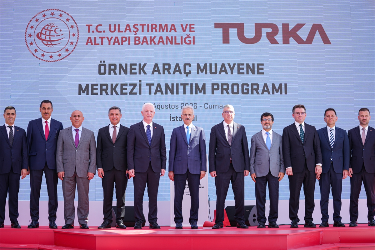Ulaştırma ve Altyapı Bakanı Uraloğlu, "Turka Örnek Araç Muayene Merkezi Tanıtım Programı"nda konuştu: