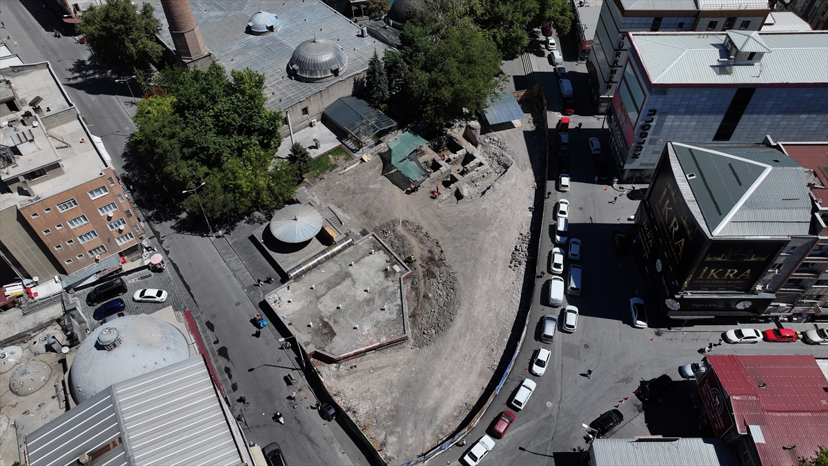 Kayseri: Kentsel dönüşümde 12. yüzyıl medresesi gün yüzüne çıkıyor