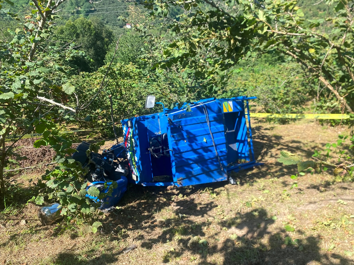 Ordu'da tarım aracı devrildi: 2 ölü, 11 yaralı