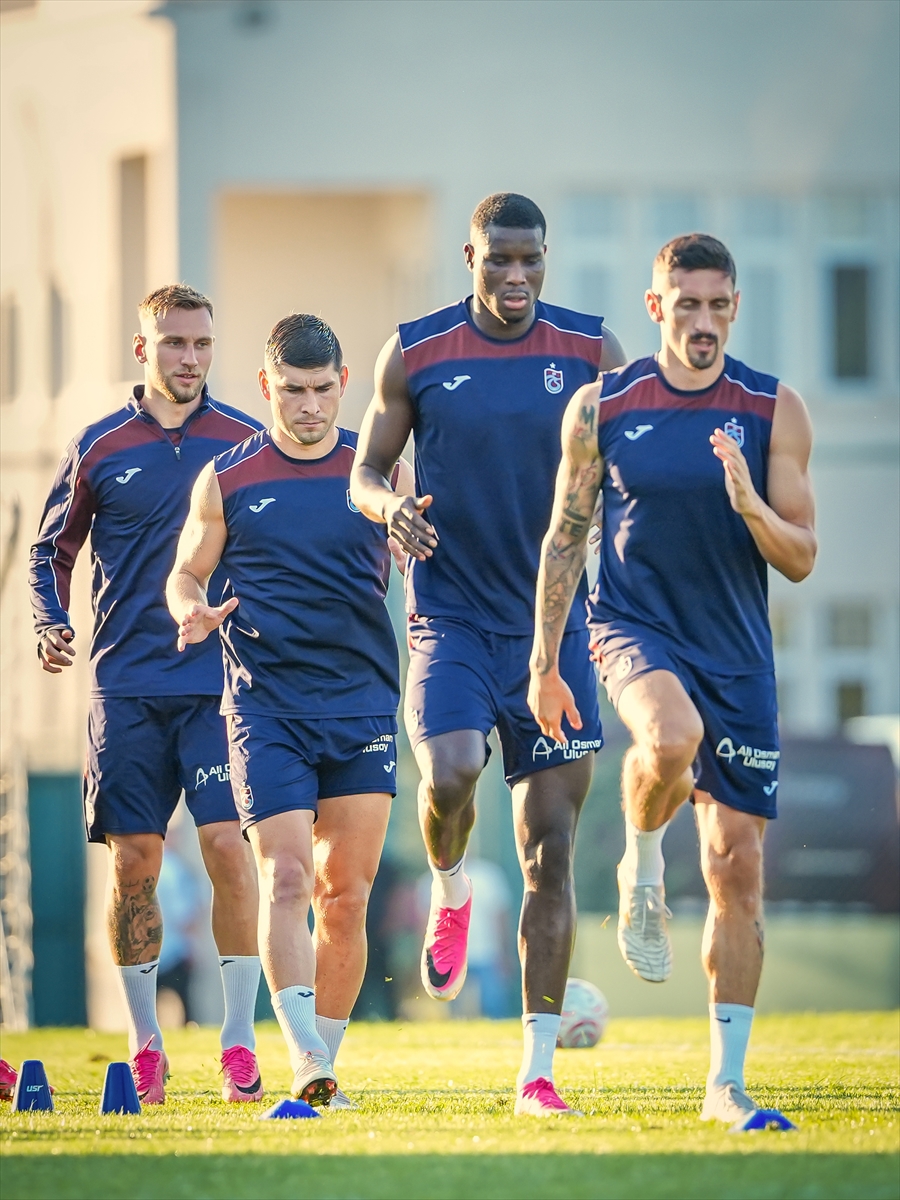 Trabzonspor: Başakşehir maçı öncesi son taktik antrenman