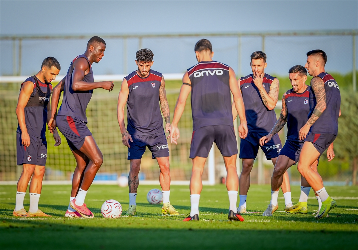 Trabzonspor: Başakşehir maçı öncesi son taktik antrenman