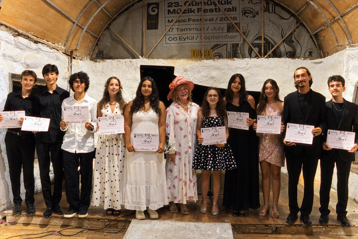 Gümüşlük Müzik Festivali: 14 genç piyanist konser verdi