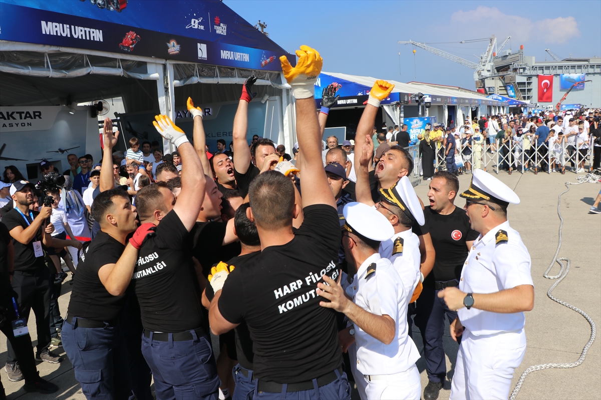TEKNOFEST Mavi Vatan: Halat Çekme Yarışması finali yapıldı