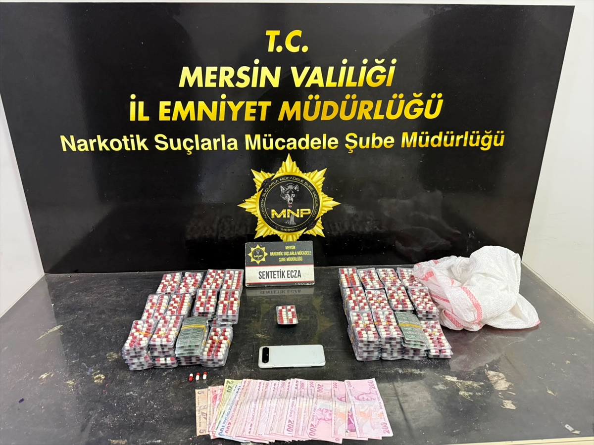 Mersin'de uyuşturucu operasyonu: 2 zanlı tutuklandı