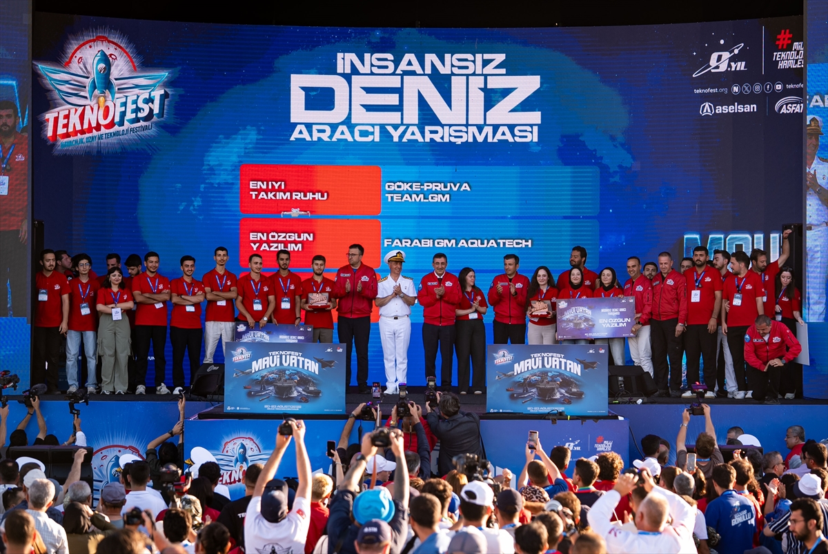 TEKNOFEST Mavi Vatan Yarışmaları: Ödüller Sahiplerini Buldu