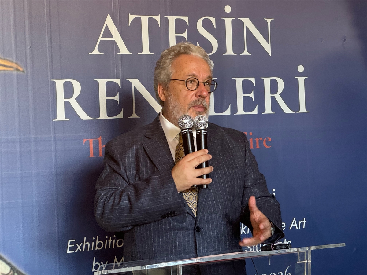 Mümine Ateş: Ateşin Renkleri sergisi Filistin'e dikkat çekiyor