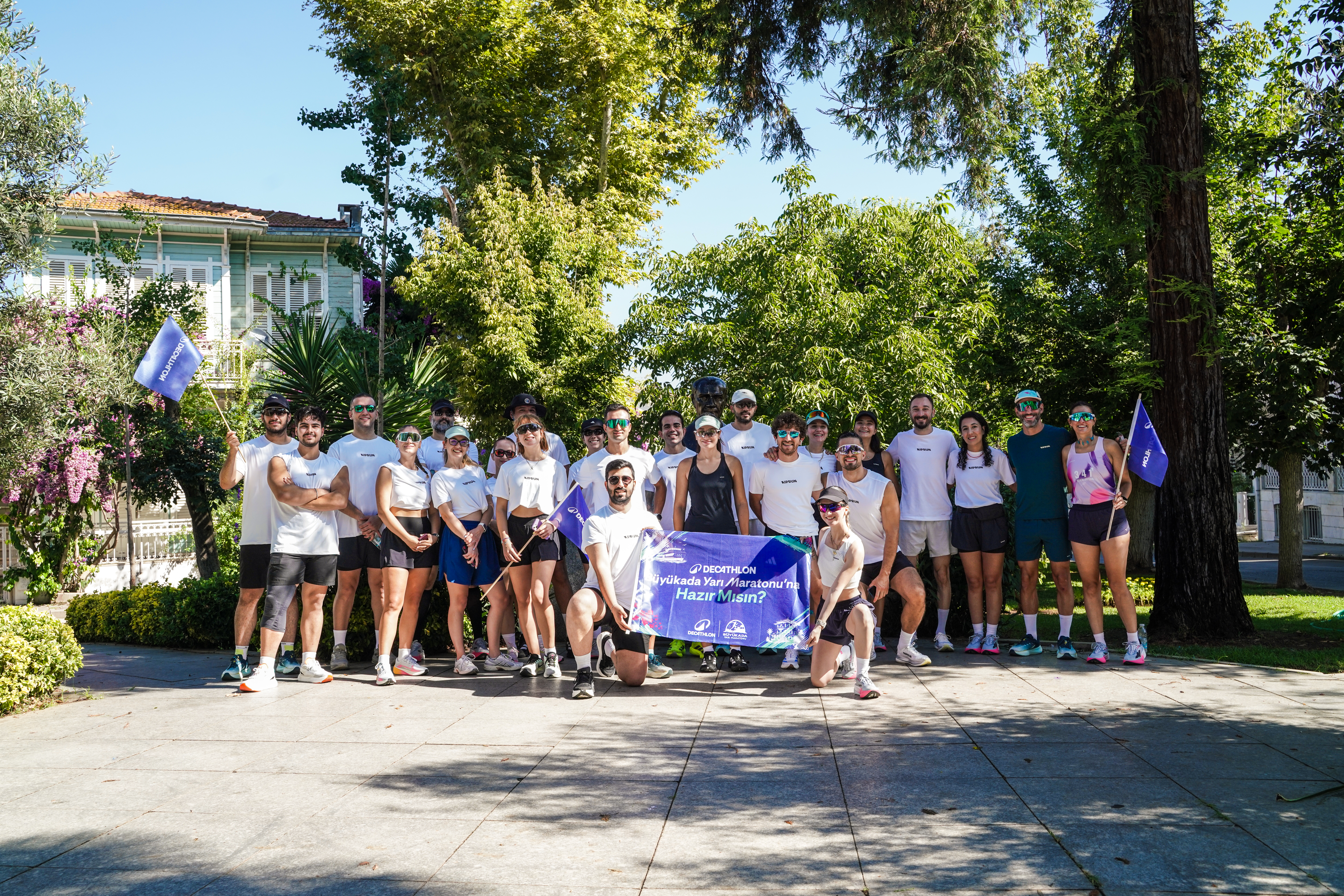 Decathlon: Büyükada Yarı Maratonu öncesi hazırlık koşusu