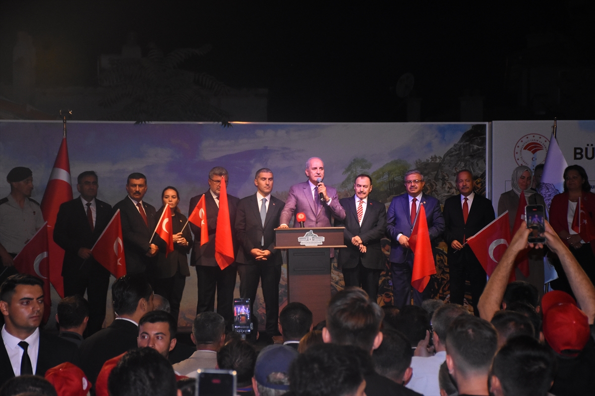 TBMM Başkanı Kurtulmuş, Büyük Zafer'in 104. yıl dönümünde Şuhut Atatürk Evi'ndeki programda konuştu:
