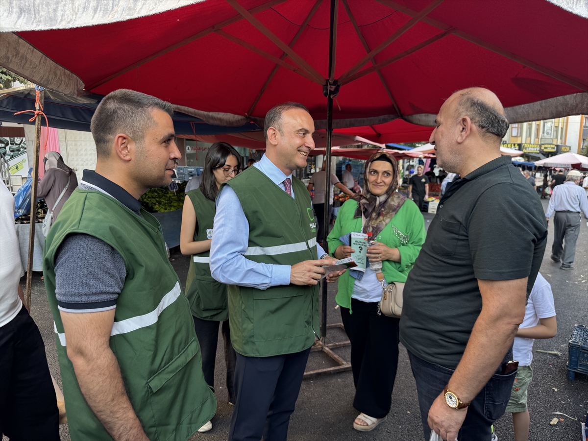 Yeşilay Elazığ: Semt pazarlarında bağımlılıkla mücadele