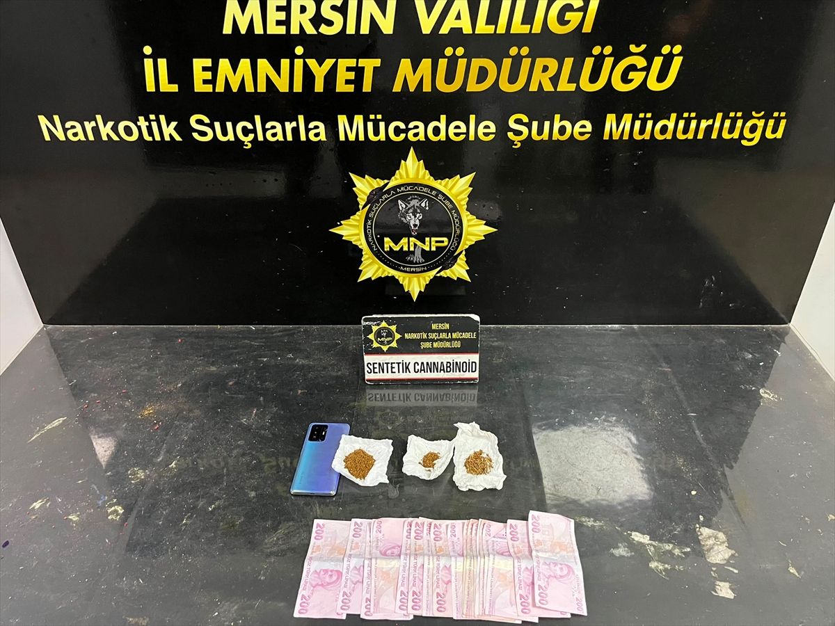 Mersin'de uyuşturucu operasyonu: 5 gözaltı, 3 tutuklama