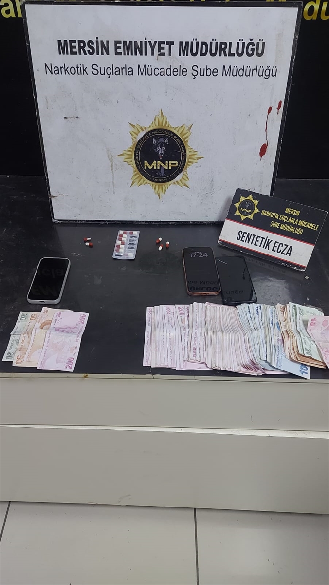 Mersin'de uyuşturucu operasyonu: 5 gözaltı, 3 tutuklama