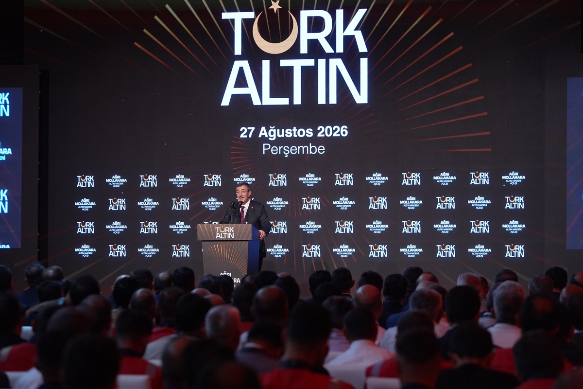 Cumhurbaşkanı Yardımcısı Cevdet Yılmaz "Ağrı Mollakara Altın Madeni Açılışı"nda konuştu: (2)