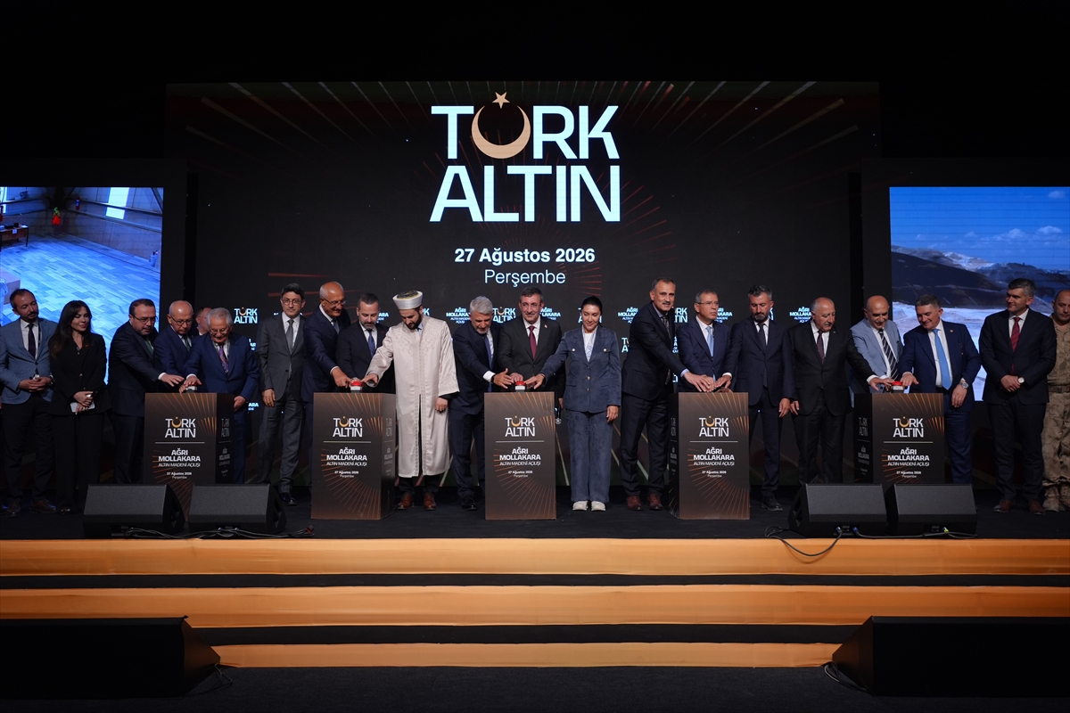 Cumhurbaşkanı Yardımcısı Cevdet Yılmaz "Ağrı Mollakara Altın Madeni Açılışı"nda konuştu: (2)