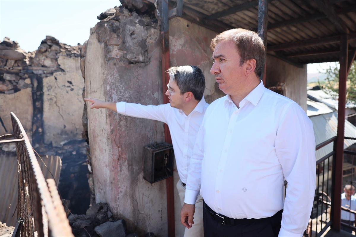 Erzincan Valisi Aydoğdu: Yangın Mağdurlarına Devlet Desteği