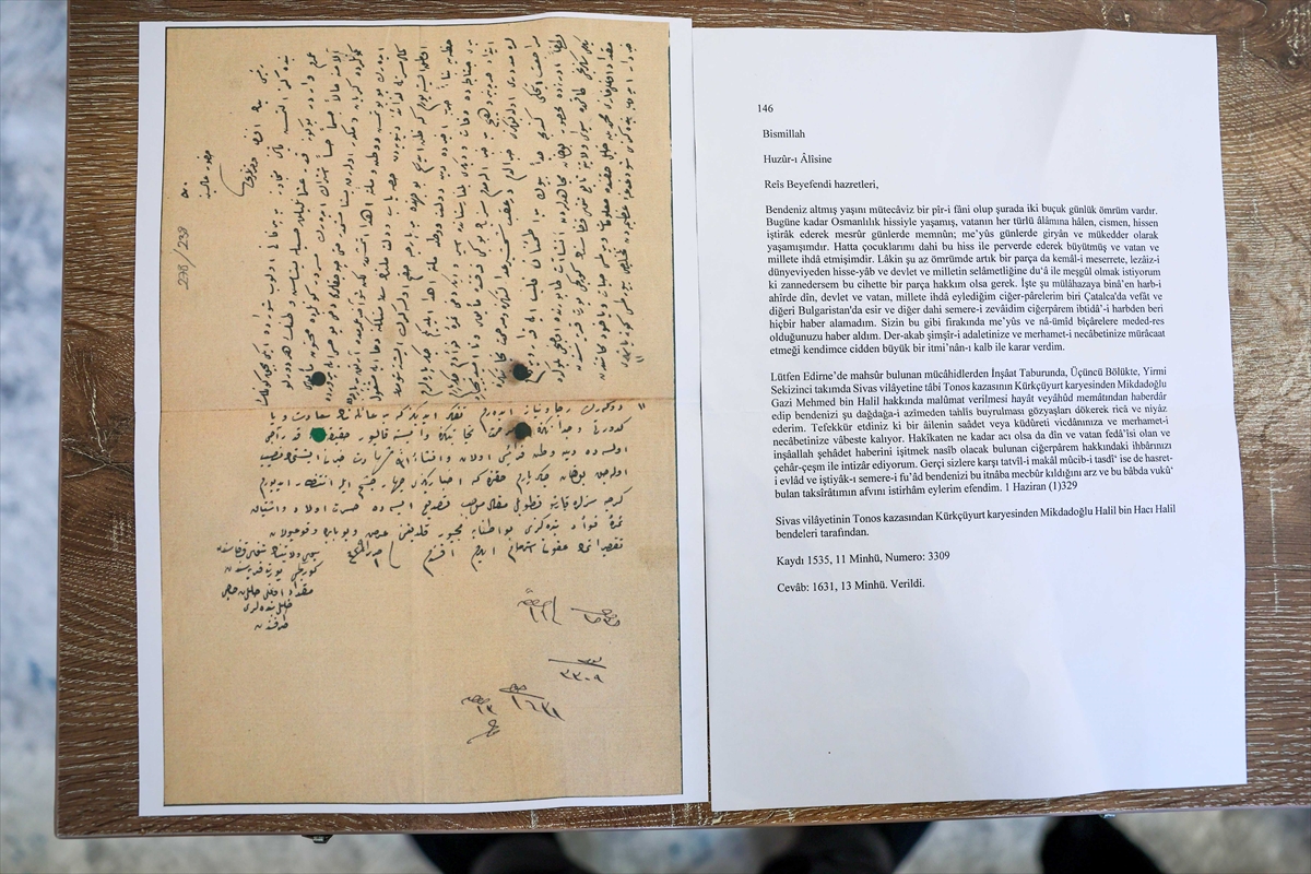 Vali Şimşek: 113 yıllık esir asker mektupları ailelere ulaştı