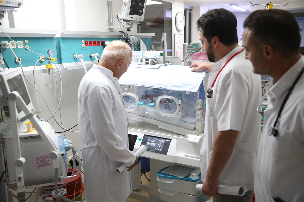 Ordu'da 610 gram doğan 19 günlük bebeğe kalp ameliyatı yapıldı